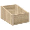 vidaXL Krabice na LP desky Dub sonoma 23 x 33 x 16 cm Kompozitn&iacute; dřevo