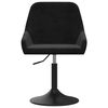 vidaXL Barov&aacute; židle čern&aacute; samet