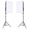 vidaXL Ateliérové vybavení sada se světly, pozadím a odraznou deskou