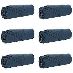 vidaXL Dekoračn&iacute; deky 6 ks N&aacute;mořnick&aacute; modr&aacute; 280 x 210 cm 4.74 kg
