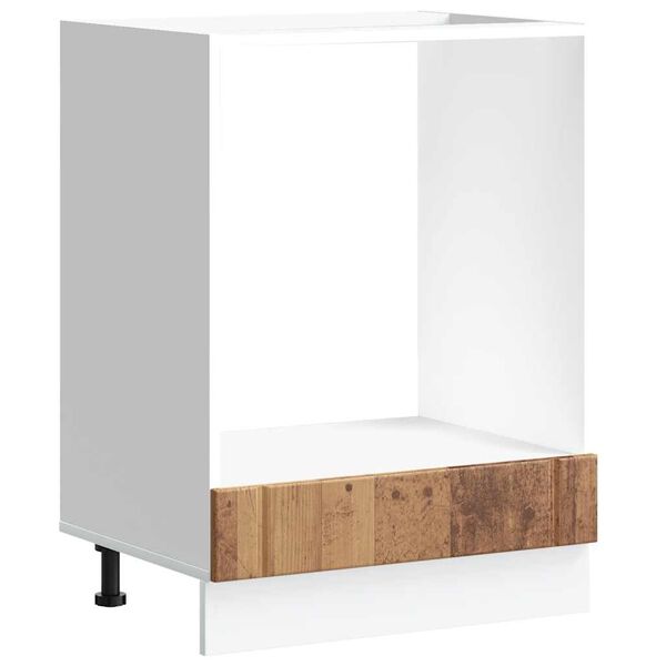 vidaXL Skříňka na troubu "Lucca" starého dřeva kompozitní dřevo