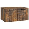 vidaXL N&aacute;stěnn&aacute; TV skř&iacute;ň N&aacute;stěnn&yacute; Kouřov&yacute; dub 59,5 x 41 x 30 cm
