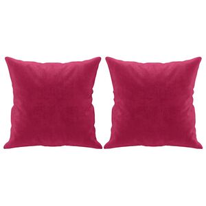 vidaXL Dekoračn&iacute; pol&scaron;t&aacute;ře 2 ks v&iacute;nov&eacute; 40 x 40 cm samet