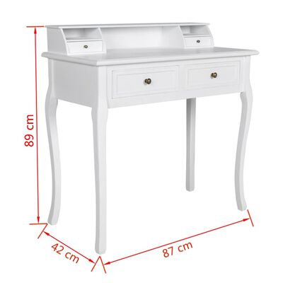 vidaXL Moderní toaletní kosmetický stolek