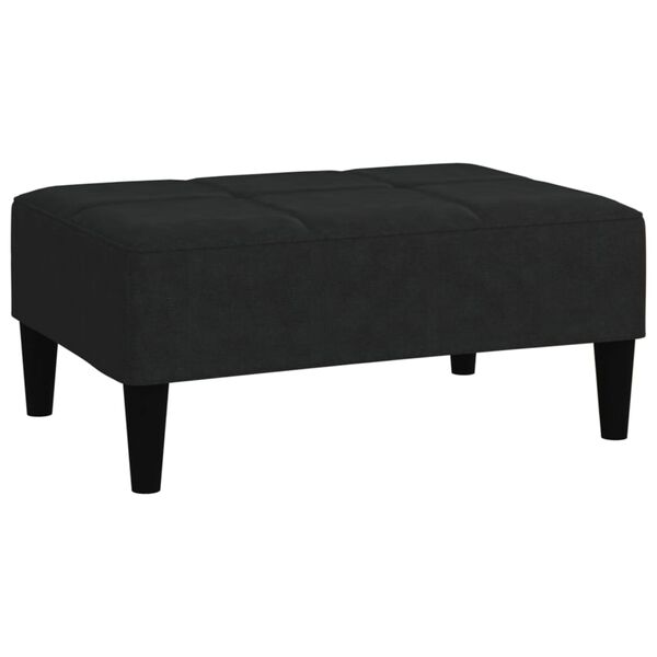 vidaXL Stolička čern&aacute; tkanina z mikrovl&aacute;kna