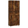 vidaXL Skř&iacute;ň highboard kouřov&yacute; dub 69,5 x 34 x 180 cm kompozitn&iacute; dřevo