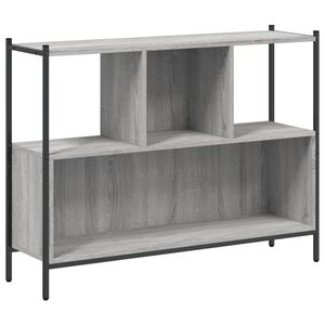 vidaXL Knihovna &scaron;ed&aacute; sonoma 102 x 28 x 77,5 cm kompozitn&iacute; dřevo