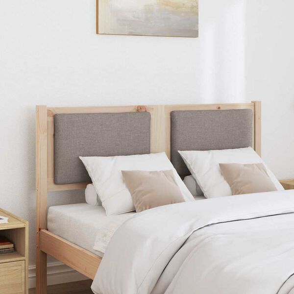 vidaXL Čelo postele Jin&yacute; Hněd&aacute; 120 cm Masivn&iacute; borovicov&eacute; dřevo