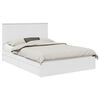 vidaXL Postel s &uacute;ložn&yacute;m prostorem B&iacute;l&aacute; 140 x 190 cm Kompozitn&iacute; dřevo