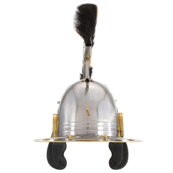 vidaXL Římská válečnická přilba pro LARPy replika stříbro ocel