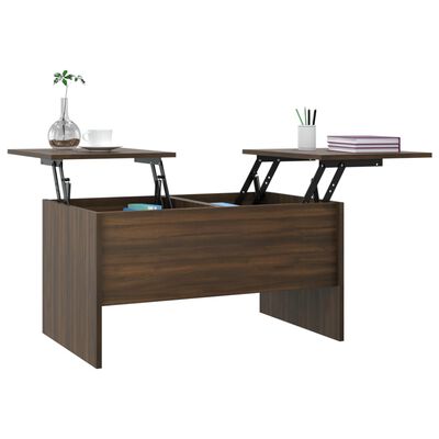 vidaXL Konferenční stolek hnědý dub 80 x 50 x 42,5 cm kompozitní dřevo