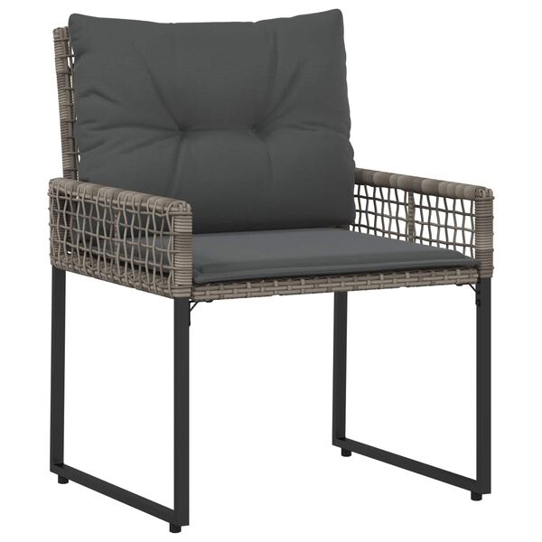 vidaXL Sada venkovn&iacute;ho n&aacute;bytku s pol&scaron;t&aacute;řem 3 pcs &Scaron;ed&yacute;