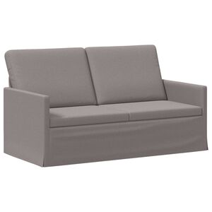 vidaXL Pohovka pro 2 osoby Taupe 150 x 81 x 82 cm Textil