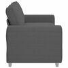 vidaXL Loveseat Sofa tmavě &scaron;ed&eacute; 180x77x82 cm man&scaron;estrov&aacute; tkanina