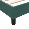 vidaXL Postel Box Spring s matracemi tmavě zelen&aacute; 180x220 cm samet