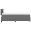 vidaXL Postel s boxspringem Světle šedá a bílá 203 x 80 x 88 cm