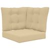 vidaXL Venkovn&iacute; pol&scaron;t&aacute;ř na pohovku Polyester B&eacute;žov&aacute; 60 x 40 x 10 cm