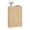 vidaXL Skř&iacute;ň highboard dub sonoma 69,5 x 31 x 115 cm kompozitn&iacute; dřevo