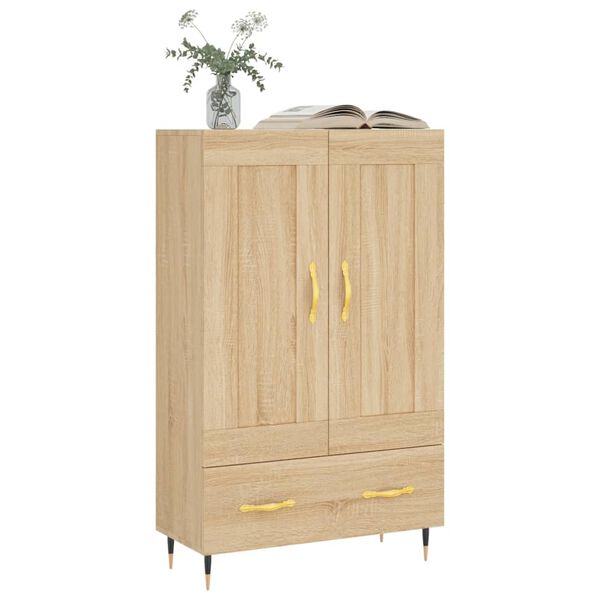 vidaXL Skř&iacute;ň highboard dub sonoma 69,5 x 31 x 115 cm kompozitn&iacute; dřevo