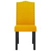 vidaXL J&iacute;deln&iacute; židle 2 ks žlut&eacute; samet