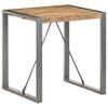 vidaXL J&iacute;deln&iacute; stůl 70 x 70 x 75 cm masivn&iacute; hrub&eacute; mangovn&iacute;kov&eacute; dřevo