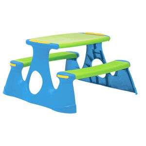 vidaXL Piknikov&aacute; lavice pro děti 89,5 x 84,5 x 48 cm polypropylen