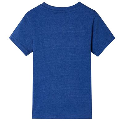 Dětské tričko tmavě modré melanž 92
