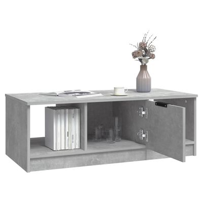 vidaXL Konferenční stolek betonově šedý 102x50x36 cm kompozitní dřevo