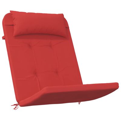 vidaXL Podušky na židli Adirondack 2 ks červené oxfordská látka