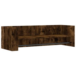 vidaXL N&aacute;stěnn&aacute; police kouřov&yacute; dub 100 x 35 x 30,5 cm kompozitn&iacute; dřevo
