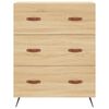 vidaXL Skříň highboard dub sonoma 69,5 x 34 x 180 cm kompozitní dřevo