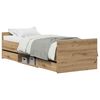 vidaXL R&aacute;m postele Artisanov&yacute; dub 193 x 78 x 50 cm Kompozitn&iacute; dřevo