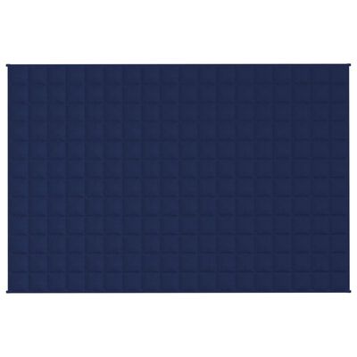 vidaXL Zátěžová deka modrá 120 x 180 cm 9 kg textil