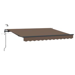vidaXL Stahovac&iacute; mark&yacute;za Taupe 300 x 250 cm Polyester