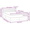 vidaXL Box spring postel s matrac&iacute; tmavě zelen&aacute; 160x220 cm samet