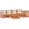vidaXL Zahradn&iacute; lounge set 6 pcs Voskově Hněd&aacute; Masivn&iacute; borovice