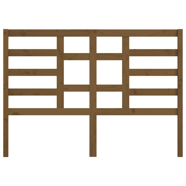 vidaXL Čelo postele medově hnědé 141 x 4 x 104 cm masivní borovice