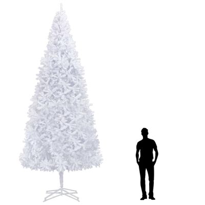 vidaXL Umělý vánoční stromek 500 cm bílý