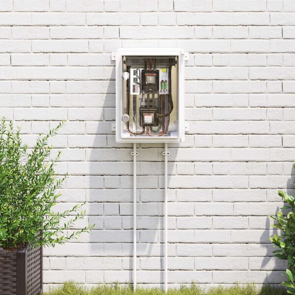 vidaXL Ovl&aacute;dac&iacute; skř&iacute;ň &Scaron;ed&aacute; 30 x 19,5 x 40 cm ABS plast