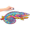 UNIDRAGON 314d&iacute;ln&eacute; dřevěn&eacute; puzzle Iridescent Chameleon 31 x 41 cm