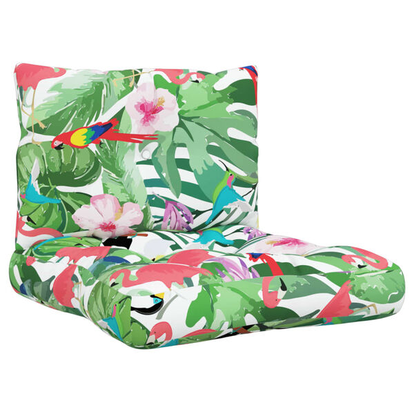 vidaXL Podušky na nábytek z palet 2 ks vícebarevné oxford