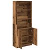 vidaXL Skř&iacute;ň highboard Star&eacute; dřevo 70x35x180 cm kompozitn&iacute; dřevo