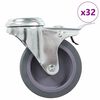 vidaXL 32 ks otočn&aacute; kolečka s otvorem pro &scaron;roub 75 mm