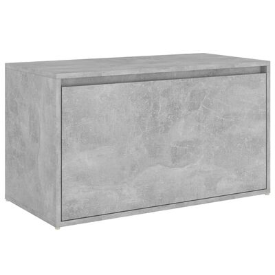 vidaXL Lavice do předsíně 80 x 40 x 45 cm betonově šedá dřevotříska