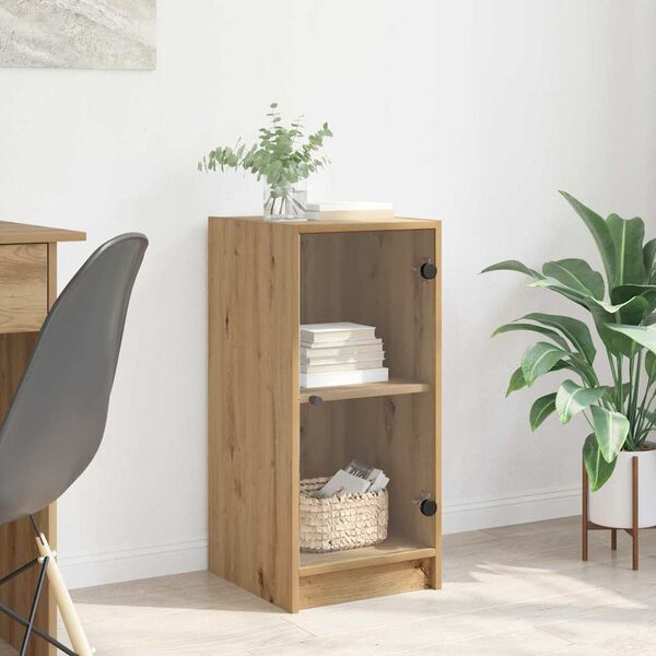 vidaXL Servírovací skříň dub artisan 35 x 37 x 76 cm Kompozitní dřevo