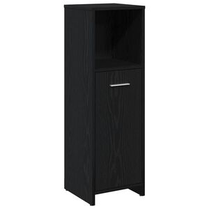 vidaXL Koupelnov&aacute; skř&iacute;ňka čern&yacute; dub 30 x 30 x 95 cm, imitace dřeva