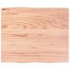vidaXL Stoln&iacute; deska světle hněd&aacute; 60x50x2 cm o&scaron;etřen&yacute; dub živ&aacute; hrana