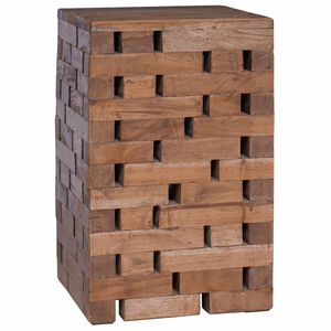 vidaXL Stolička Př&iacute;rodn&iacute; 29 x 29 x 48 cm Masivn&iacute; recyklovan&eacute; dřevo