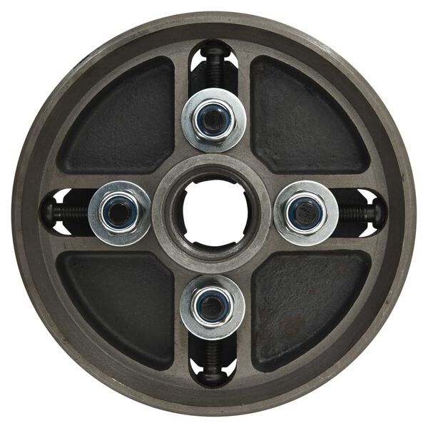 vidaXL 4čelisťov&eacute; skl&iacute;čidlo na dřevo konektor M33 ocel čern&eacute; 150x63 mm