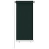 vidaXL Venkovn&iacute; roleta 65 (&Scaron;) x 140 (V) cm tmavě zelen&aacute; HDPE